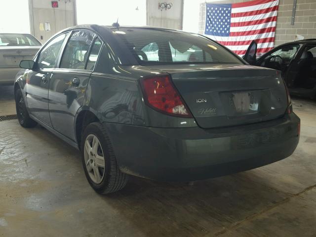 1G8AZ55F27Z126235 - 2007 SATURN ION LEVEL GREEN photo 3