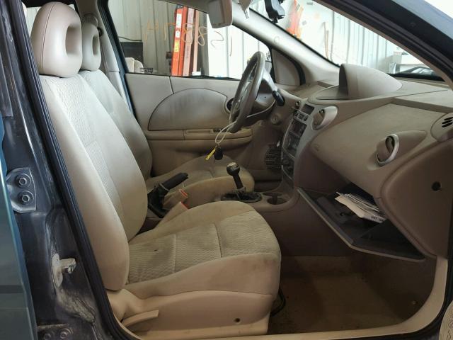 1G8AZ55F27Z126235 - 2007 SATURN ION LEVEL GREEN photo 5