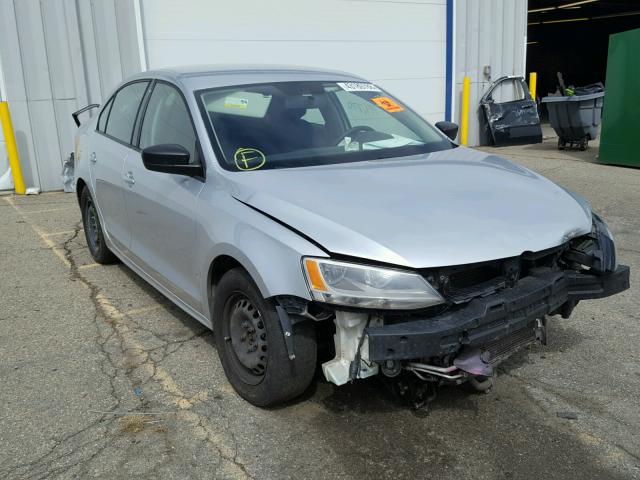 3VW1K7AJ1BM305681 - 2011 VOLKSWAGEN JETTA BASE SILVER photo 1