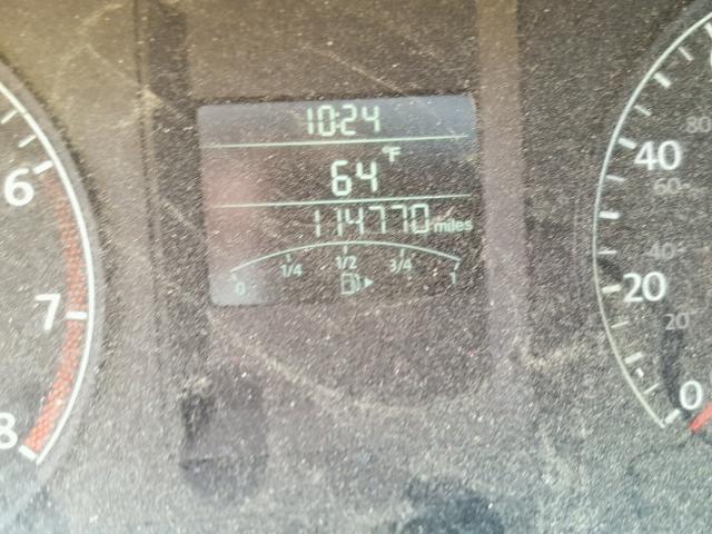 3VW1K7AJ1BM305681 - 2011 VOLKSWAGEN JETTA BASE 银色 照片 8