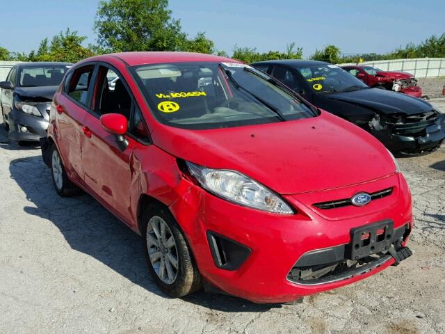 3FADP4EJ0CM102654 - 2012 FORD FIESTA SE RED photo 1