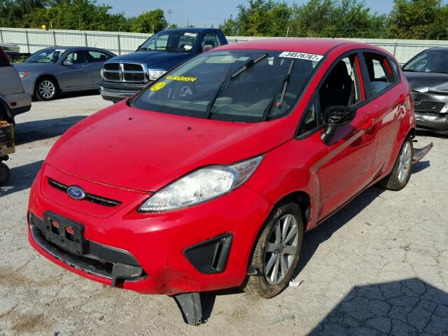 3FADP4EJ0CM102654 - 2012 FORD FIESTA SE RED photo 2