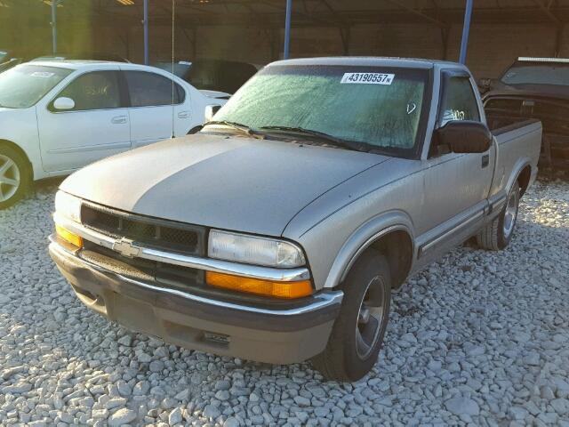 1GCCS14W7YK182503 - 2000 CHEVROLET S TRUCK BEIGE photo 2