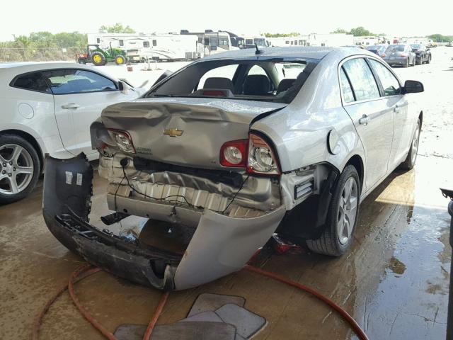 1G1ZH57B99F158554 - 2009 CHEVROLET MALIBU 1LT ვერცხლისფერი ფოტო 4