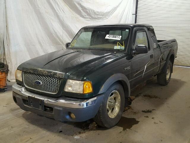 1FTZR15E41TA35194 - 2001 FORD RANGER SUP GREEN photo 2