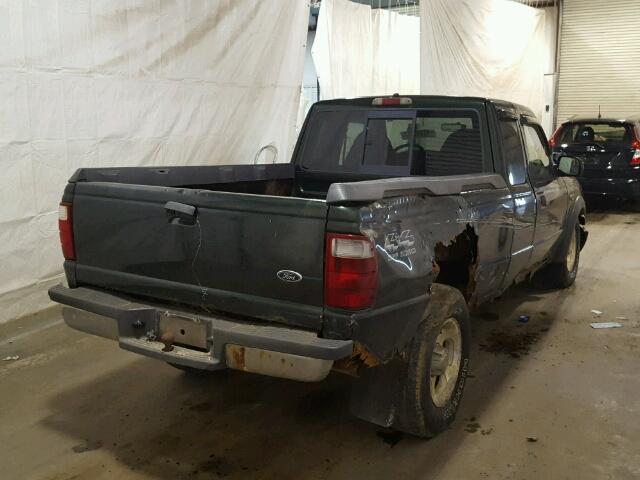 1FTZR15E41TA35194 - 2001 FORD RANGER SUP GREEN photo 4