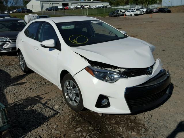 2T1BURHE8GC505625 - 2016 TOYOTA COROLLA WHITE photo 1