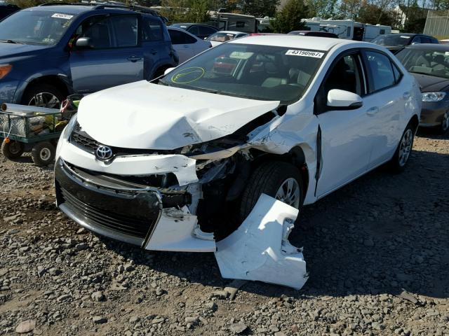 2T1BURHE8GC505625 - 2016 TOYOTA COROLLA WHITE photo 2