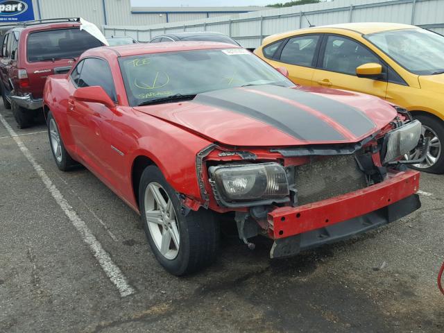 2G1FB1EV1A9129900 - 2010 CHEVROLET CAMARO LT RED photo 1