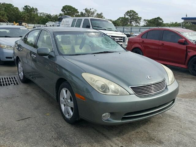 JTHBA30G355136832 - 2005 LEXUS ES 330 GREEN photo 1