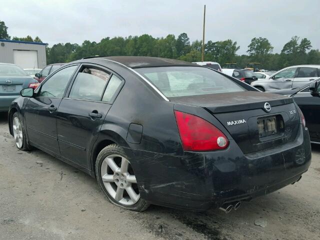 1N4BA41E44C819272 - 2004 NISSAN MAXIMA BLACK photo 3