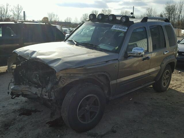 1J8GL38K55W559747 - 2005 JEEP LIBERTY RE TAN photo 10