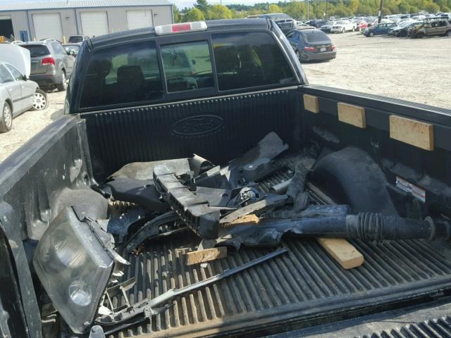 1FTPX12517NA16424 - 2007 FORD F150 BLACK photo 9