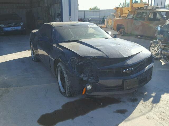 2G1FA1E34C9144945 - 2012 CHEVROLET CAMARO LS BLUE photo 1