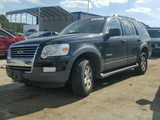 1FMEU73E56UB73990 - 2006 FORD EXPLORER X BLACK photo 2