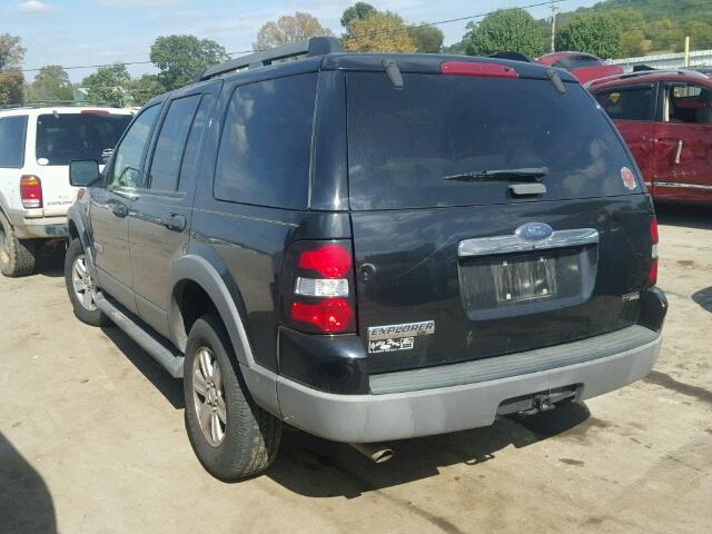 1FMEU73E56UB73990 - 2006 FORD EXPLORER X BLACK photo 3