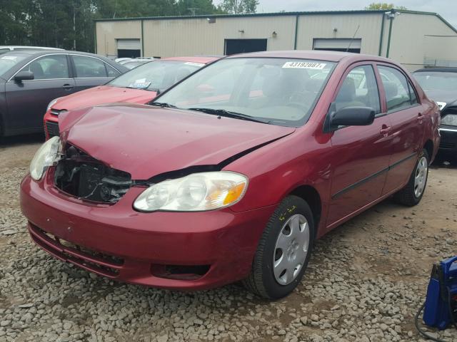 1NXBR32E73Z126633 - 2003 TOYOTA COROLLA RED photo 2