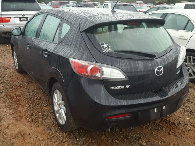 JM1BL1L74D1742013 - 2013 MAZDA 3 I BLACK photo 3
