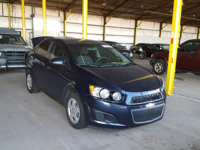 1G1JA5SHXF4114566 - 2015 CHEVROLET SONIC LS BLUE photo 1