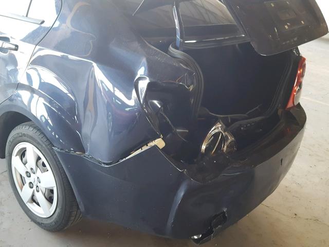 1G1JA5SHXF4114566 - 2015 CHEVROLET SONIC LS BLUE photo 9