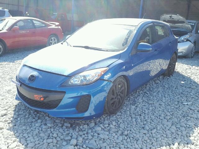 JM1BL1L89C1659815 - 2012 MAZDA 3 I BLUE photo 2