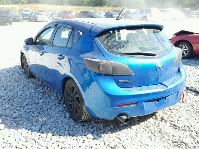 JM1BL1L89C1659815 - 2012 MAZDA 3 I BLUE photo 3