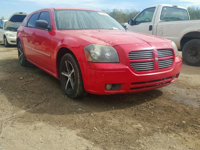 2D4FV47V57H766531 - 2007 DODGE MAGNUM SXT RED photo 1