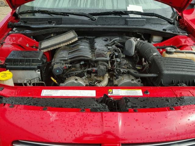 2D4FV47V57H766531 - 2007 DODGE MAGNUM SXT RED photo 7