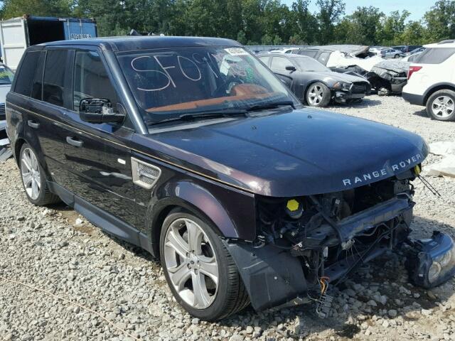 SALSH2E40BA261580 - 2011 LAND ROVER RANGE ROVE PURPLE photo 1