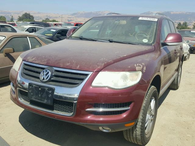 WVGBE77L88D032696 - 2008 VOLKSWAGEN TOUAREG 2 RED photo 2