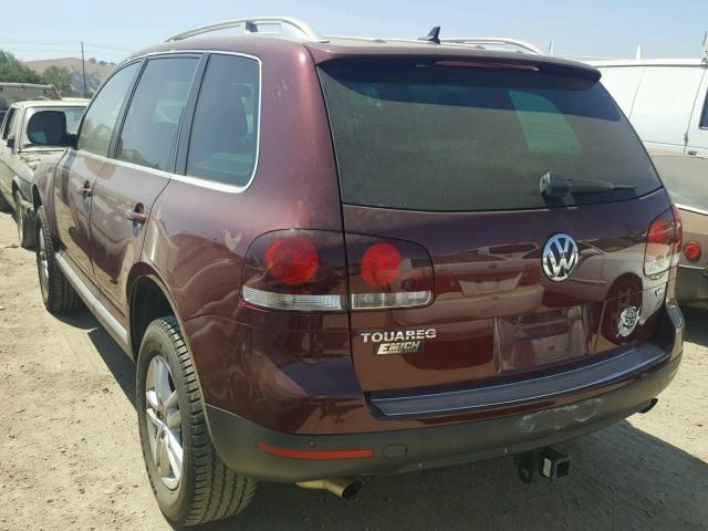 WVGBE77L88D032696 - 2008 VOLKSWAGEN TOUAREG 2 RED photo 3