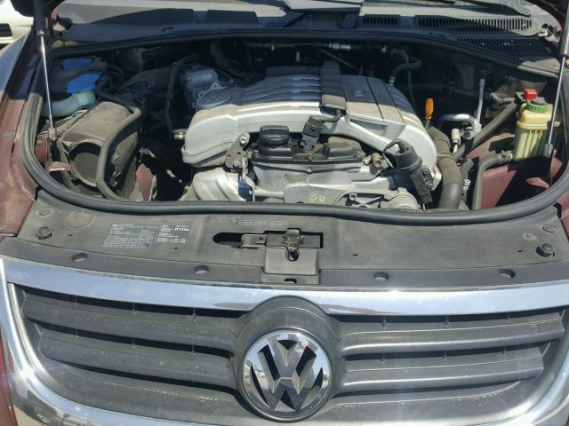WVGBE77L88D032696 - 2008 VOLKSWAGEN TOUAREG 2 RED photo 7