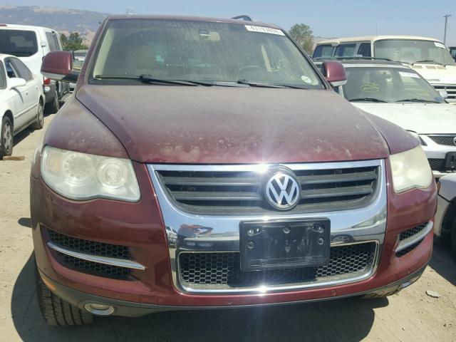 WVGBE77L88D032696 - 2008 VOLKSWAGEN TOUAREG 2 RED photo 9