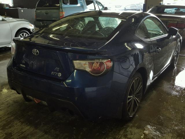 JF1ZNAA16D1723332 - 2013 TOYOTA SCION FR-S ლურჯი ფოტო 4