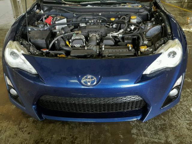 JF1ZNAA16D1723332 - 2013 TOYOTA SCION FR-S ლურჯი ფოტო 7