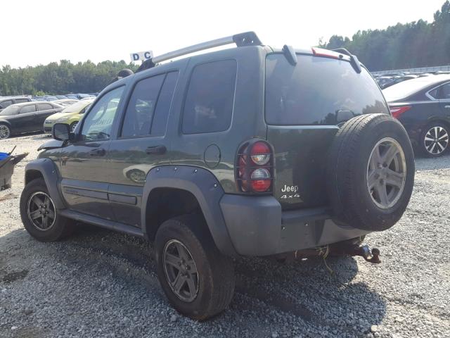 1J4GL38K96W218421 - 2006 JEEP LIBERTY RE GREEN photo 3