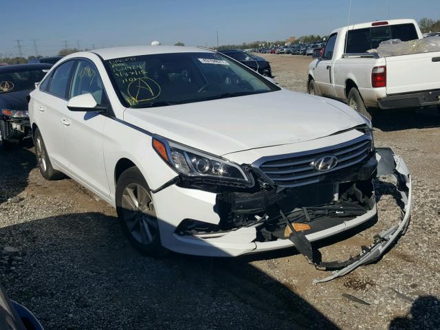 5NPE24AF1GH269101 - 2016 HYUNDAI SONATA SE WHITE photo 1