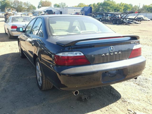 19UUA56823A088820 - 2003 ACURA 3.2TL TYPE BLACK photo 3