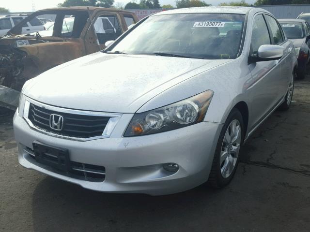 1HGCP36798A030751 - 2008 HONDA ACCORD EX SILVER photo 2