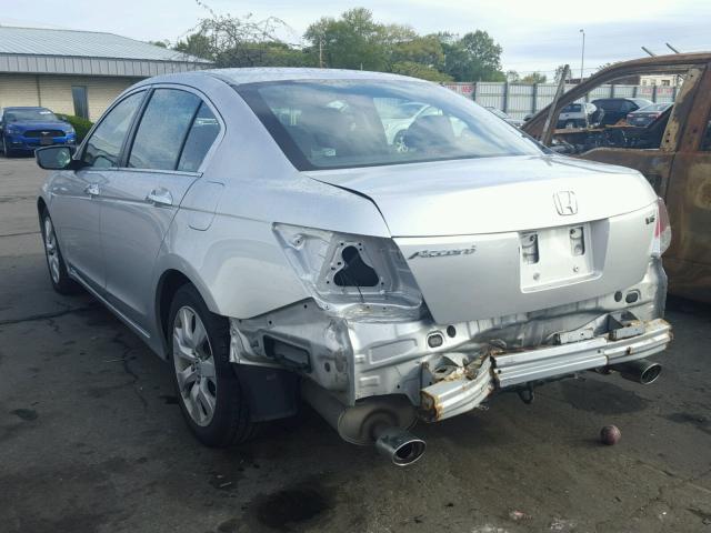 1HGCP36798A030751 - 2008 HONDA ACCORD EX SILVER photo 3