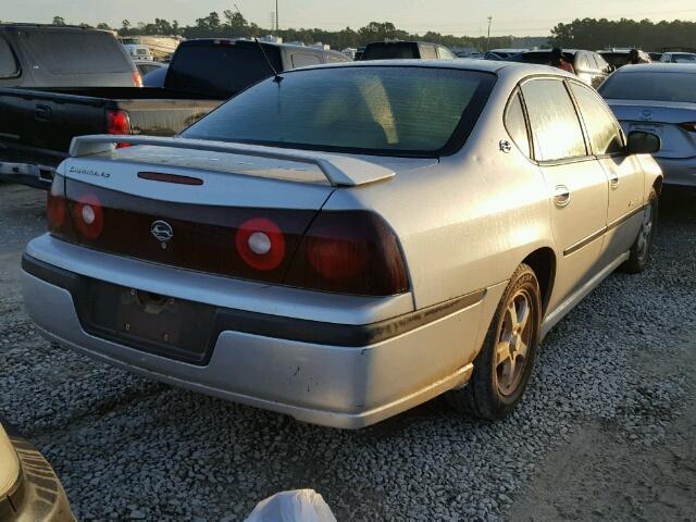 2G1WH52K539417423 - 2003 CHEVROLET IMPALA LS SILVER photo 4