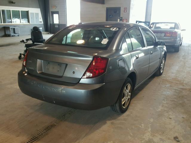 1G8AJ55F07Z110185 - 2007 SATURN ION LEVEL GRAY photo 4