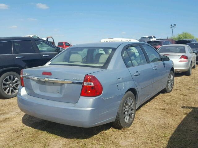 1G1ZT58N27F140918 - 2007 CHEVROLET MALIBU BLUE photo 4