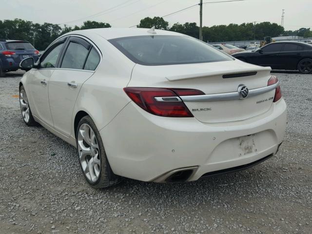 2G4GT5GX4E9324907 - 2014 BUICK REGAL GS 白色 照片 3