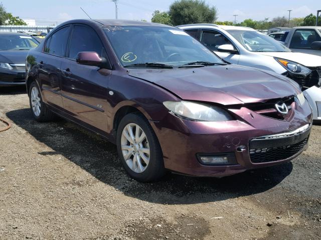 JM1BK324971688167 - 2007 MAZDA 3 S MAROON photo 1