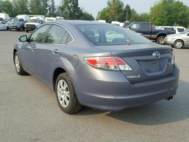 1YVHZ8BH9B5M02089 - 2011 MAZDA 6 I GRAY photo 3