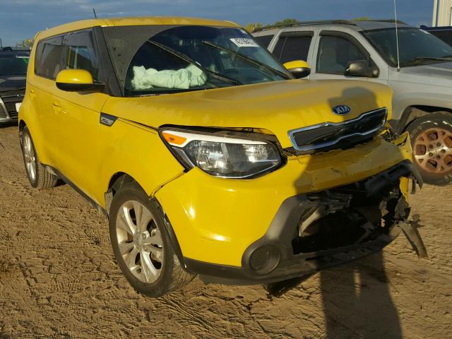 KNDJP3A51F7197045 - 2015 KIA SOUL + YELLOW photo 1