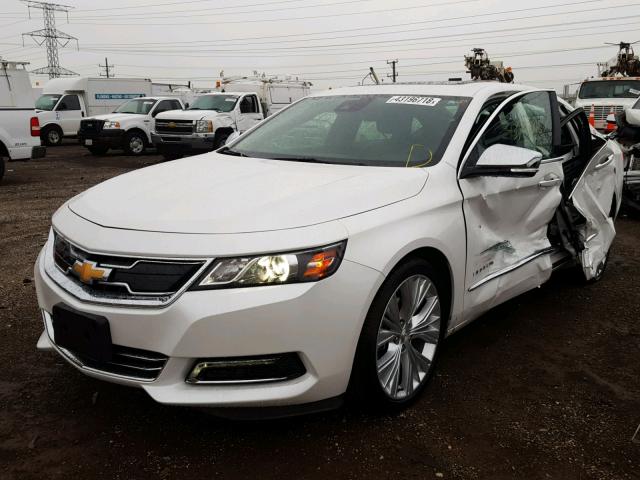 1G1125S37JU105351 - 2018 CHEVROLET IMPALA PRE WHITE photo 2