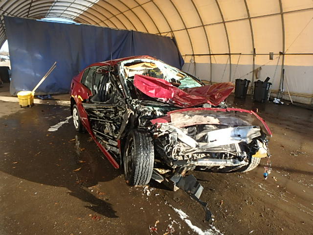 1G8AJ52F84Z166519 - 2004 SATURN ION LEVEL BURGUNDY photo 1