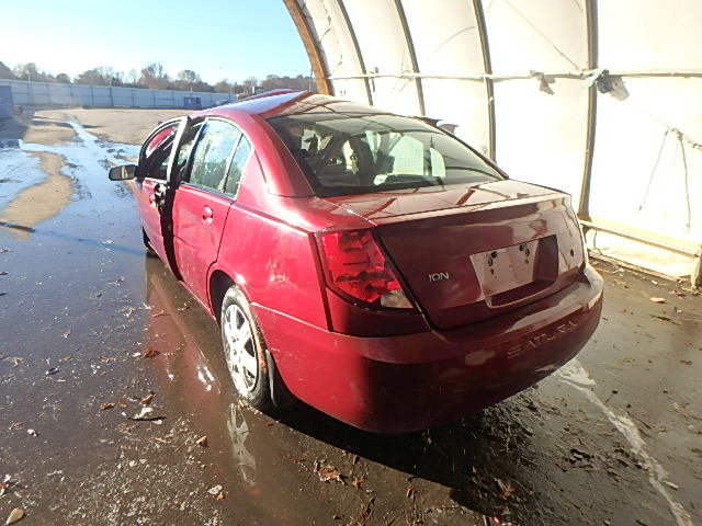 1G8AJ52F84Z166519 - 2004 SATURN ION LEVEL BURGUNDY photo 3